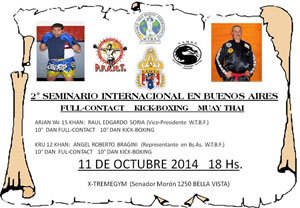 October 11, 2014 - Argentina, Master Raul Edgardo Soria 